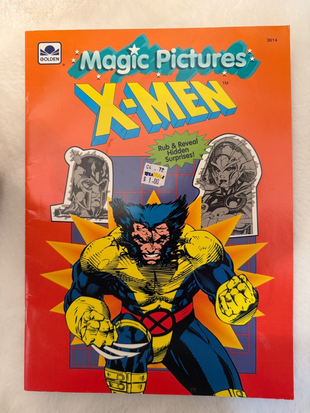 Vintage NEW  Golden Magic Pictures X Men Comic Book  Unused 1992